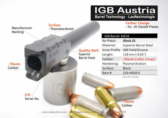 IGB .10auto Glock 21