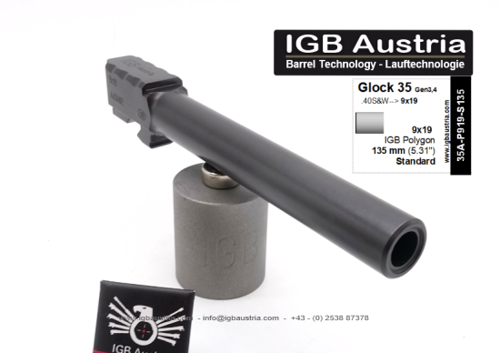 IGB Glock 35 Gen3-4 9x19 Standardlength Polygon