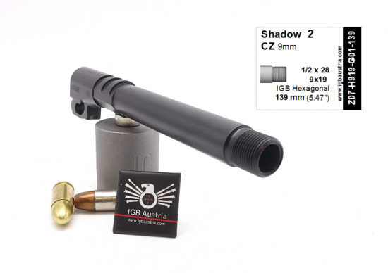 IGB Gewindelauf 1/2x28 für CZ 75 Shadow 2  9x19