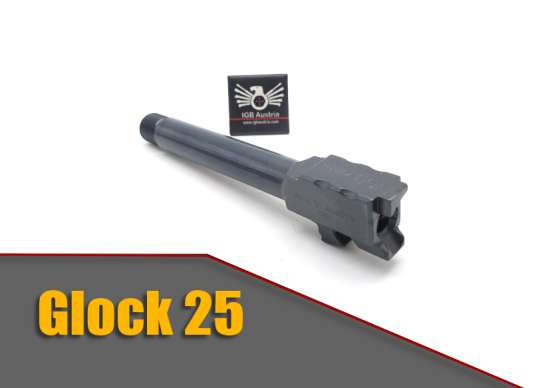 IGB Gewindelauf 1/2x28 UNEF mit CIP Beschuss für Glock 25 Pistole