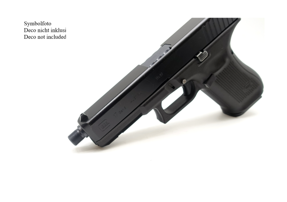 thumbnail image 2 of Glock 17 Ported Barrel – 9mm, Stainless Steel, Black DLC, Made In USA 2 of 5