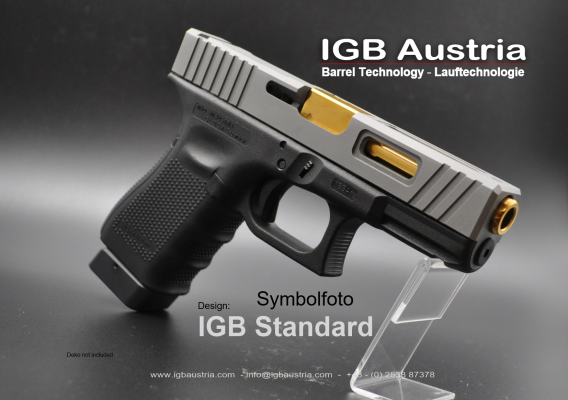 "IGB Standard"  Verschluss "Silber" Glock19Gen4