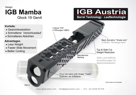 Verschluss Mamba Glock Gen4