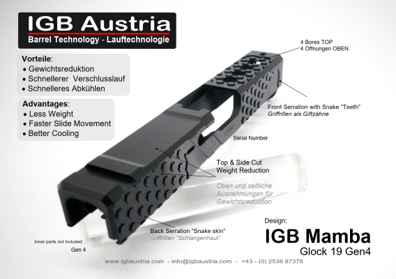 Verschluss Mamba Glock Gen4